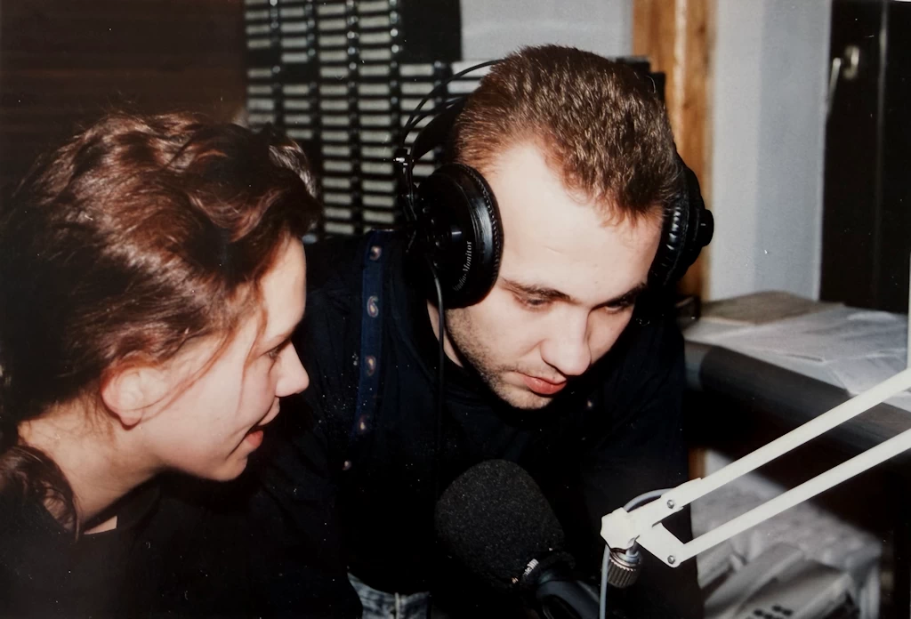 Annett Hudasch & Michael Aschauer im Studio in Sopron